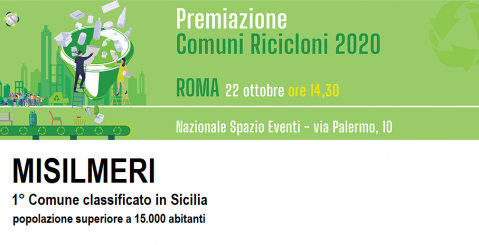 A Misilmeri il premio Ricicloni 2020