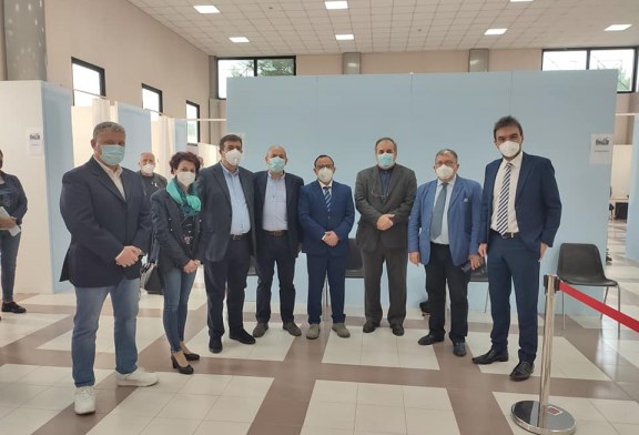 Inaugurato l’hub vaccinale, è il primo della Provincia