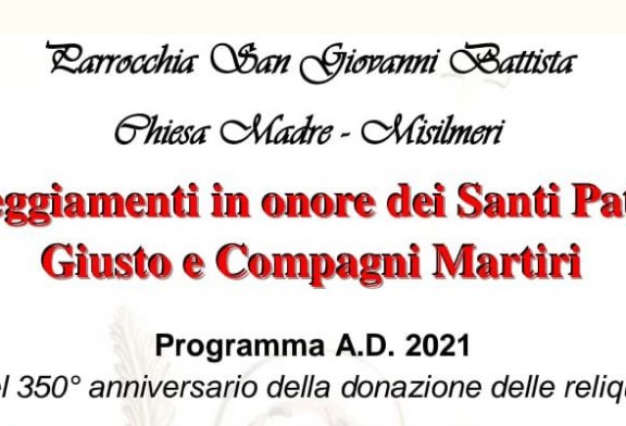 Al via i festeggiamenti in onore dei Santi Patroni Giusto e Compagni Martiri