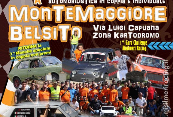 Riparte la Gimkana a Montemaggiore Belsito, sarà l’8^ edizione della Misilmeri Racing