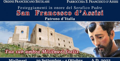 Misilmeri festeggia il Patrono d’Italia, San Francesco d’Assisi