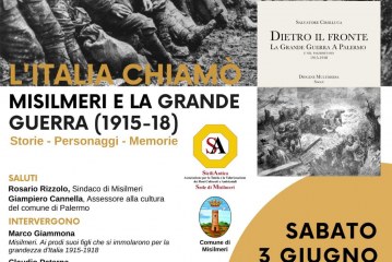 Sabato 3 giugno, convegno “Misilmeri e la Grande Guerra”